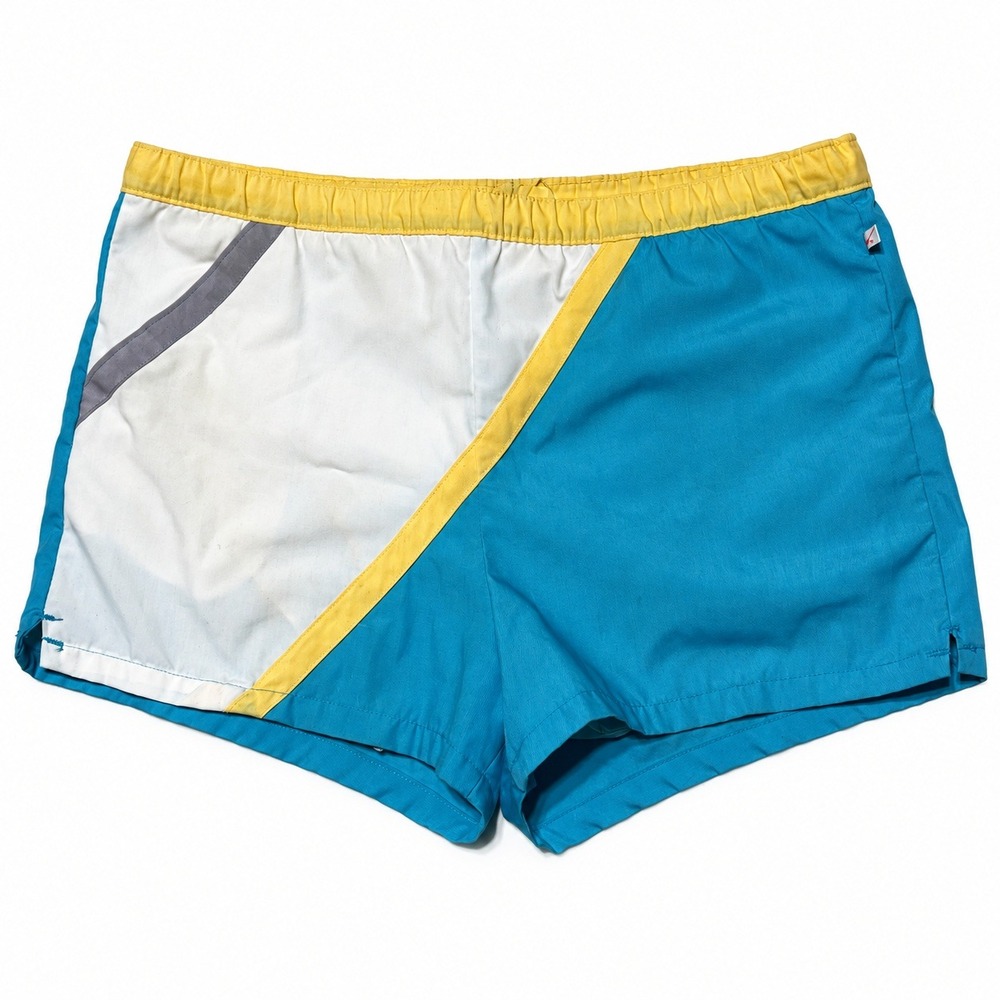 Vintage Jantzen Colorblock Swim Shorts Women's multicolor Made USA  Condition: